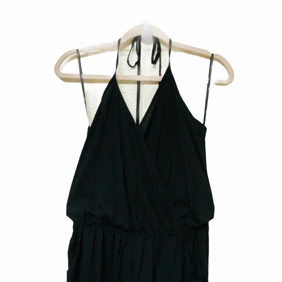 Lulus Learning to Fly Black Halter Jumpsuit Jogger - Picture 5 of 14